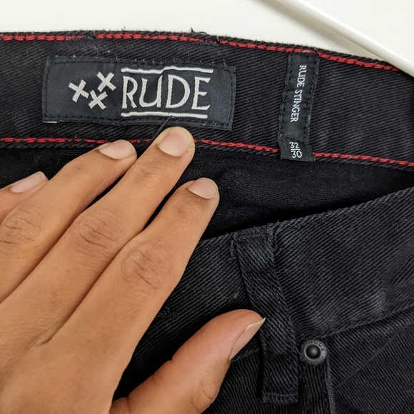 RUDE - black skinny jeans - Picture 3 of 4
